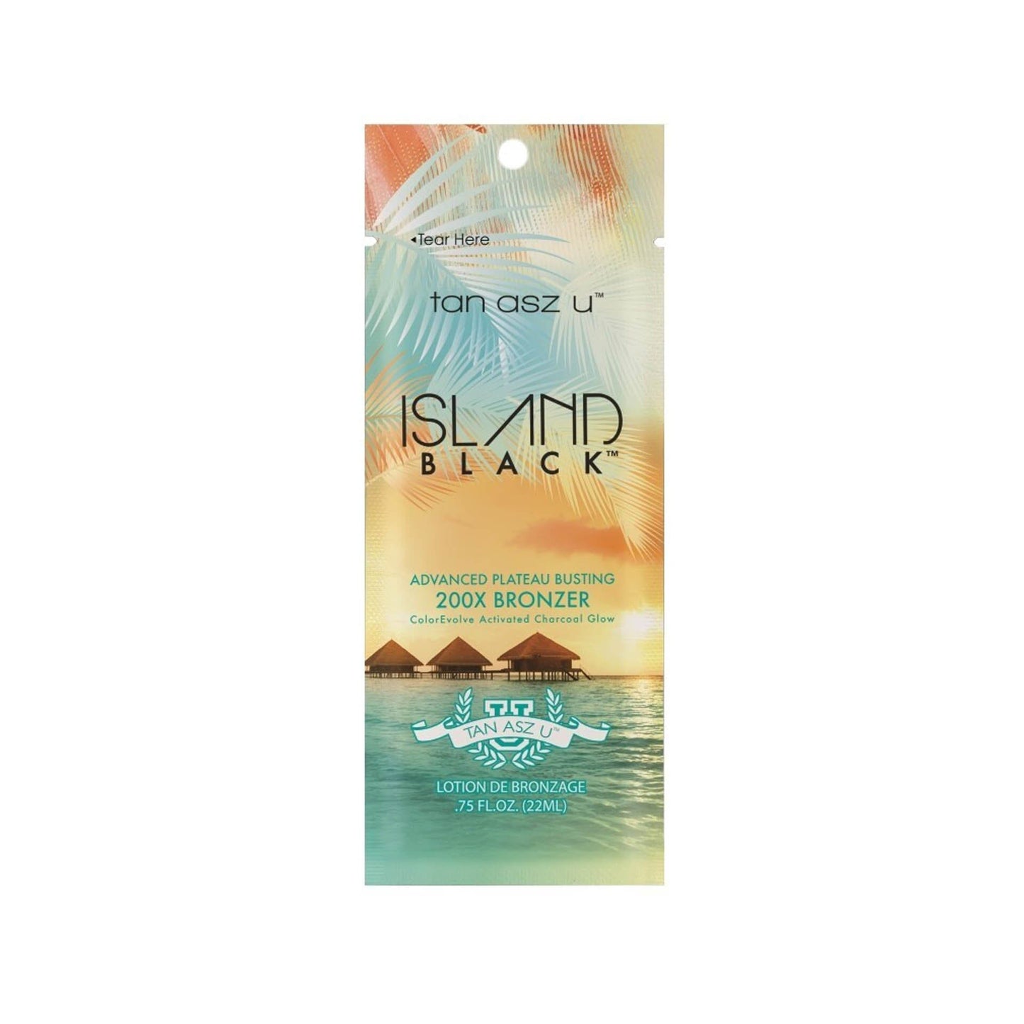 Tan Asz U Island Black Packette 0.75 OZ. (5 Pack) Tanning Lotions Tan Asz U 