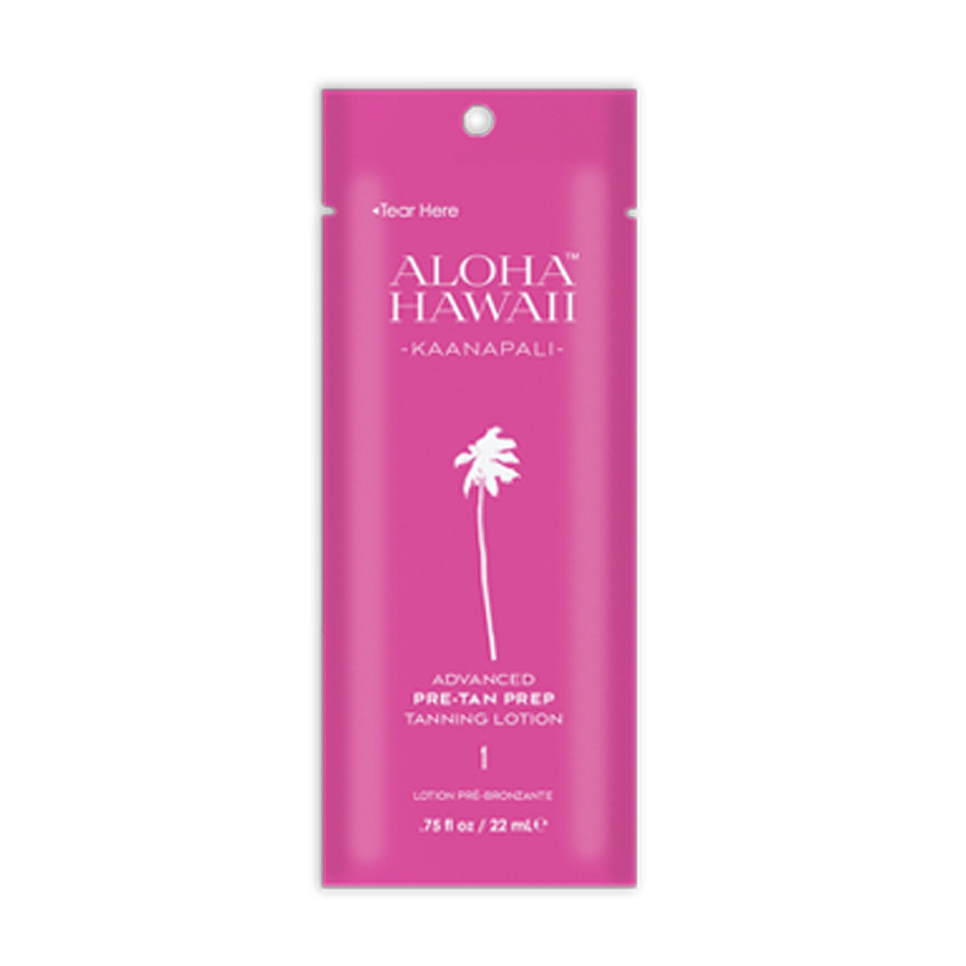 Tan Inc. Aloha Hawaii Kaanapali Pre-Tan Prep Step 1 .75 oz (5 Pack) Tanning Lotions Tan Inc. 