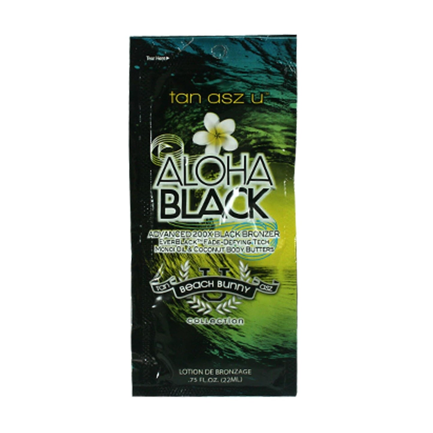 Tan Asz U Aloha Black packette .75 oz (5 Pack) Tanning Lotions Tan Asz U 