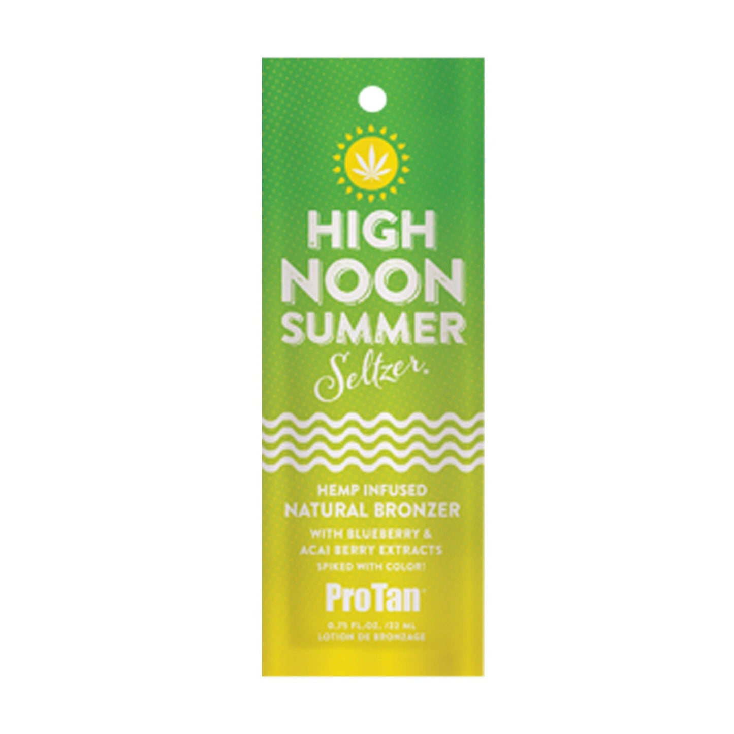 Pro Tan High Noon Summer Seltzer Natural Bronzer W/Hemp .75 (5 Pack) Tanning Lotions Pro Tan 
