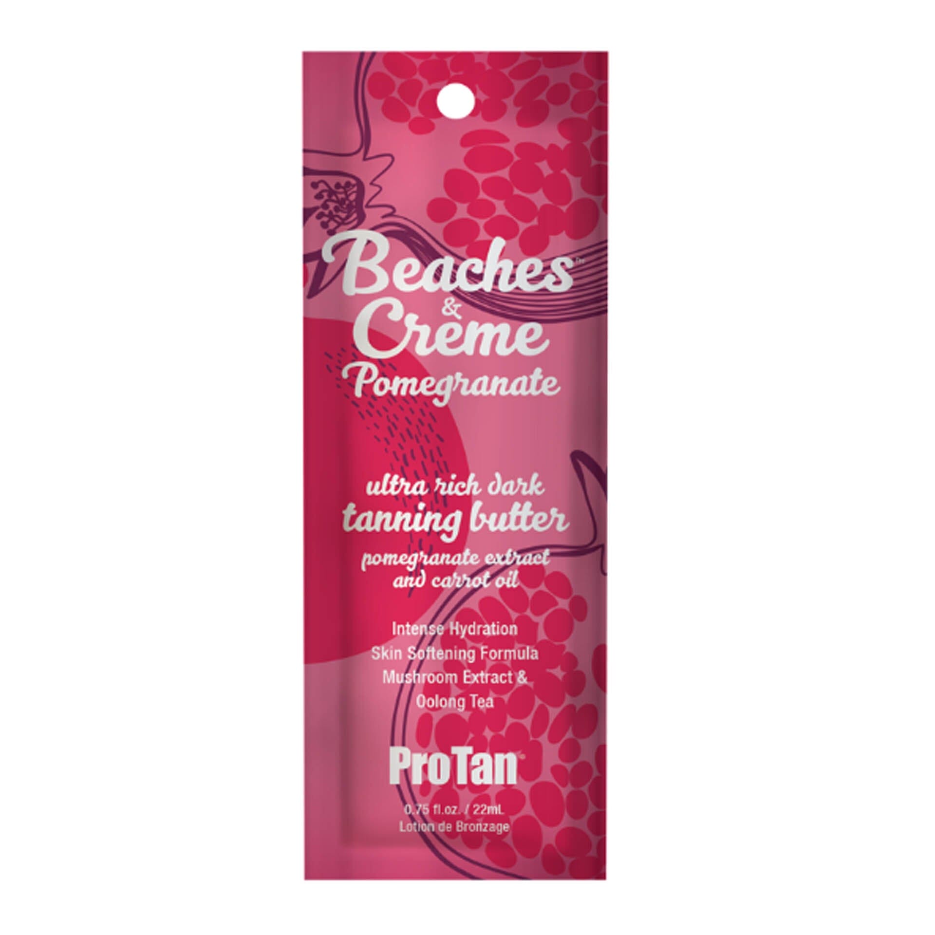 Pro Tan Beaches & Creme Pomegranate Intensifier .75 OZ. (6 Pack) Tanning Lotions Pro Tan 