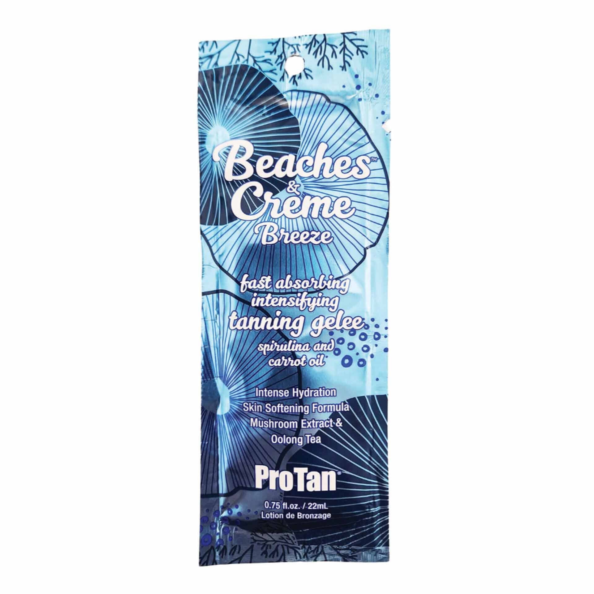 Pro Tan Beaches & Creme Breeze Intensifying Gelee .75 OZ. (6 Pack) Tanning Lotions Pro Tan 