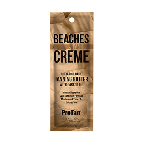 Pro Tan Beaches and Creme Dark Tanning Butter packette .75 oz