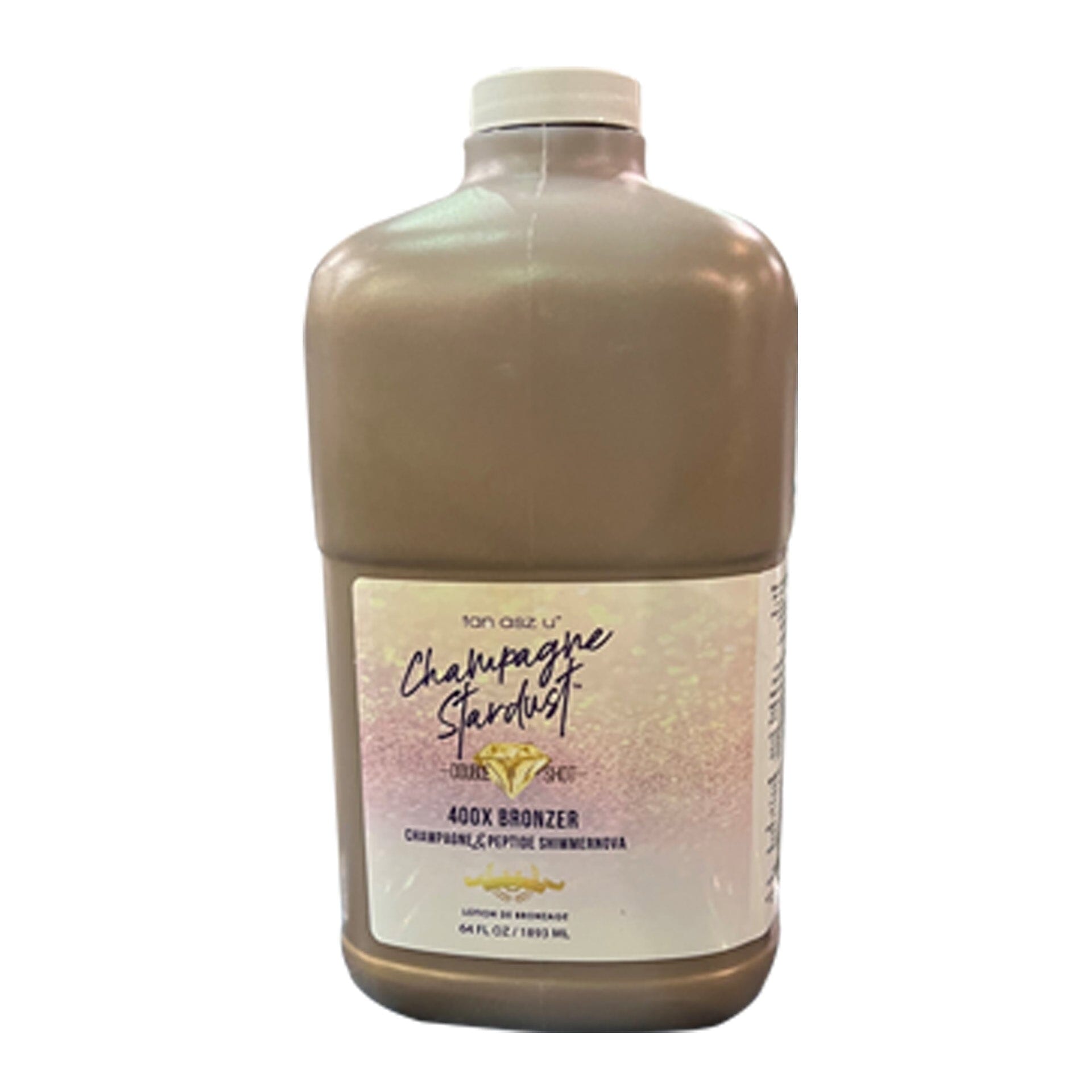 Tan ASZ U Double Shot Champagne Stardust 64 OZ. Tanning Lotions Tan Asz U 