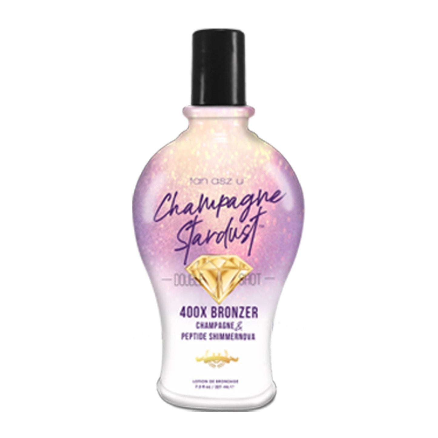 Tan Asz U Double Shot Champagne Stardust 7.5 OZ. Tanning Lotions Tan Asz U 