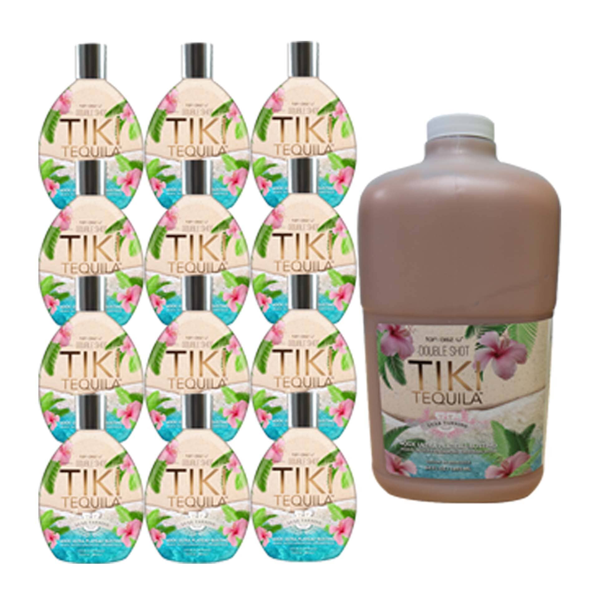 Tan ASZ U Double Shot Tiki Tequila Promo Tanning Lotions Tan Asz U 