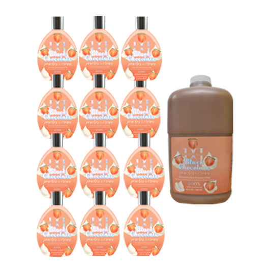 Tan Inc. Double Dark Black Chocolate Peaches & Cream Promo Tanning Lotions Tan Inc. 