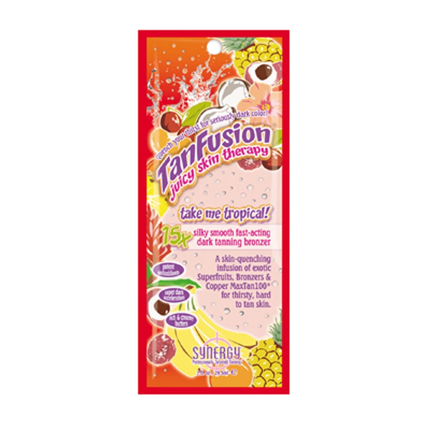 Synergy Tanfusion Take Me Tropical 1 oz (5 Pack) Tanning Lotions Synergy 
