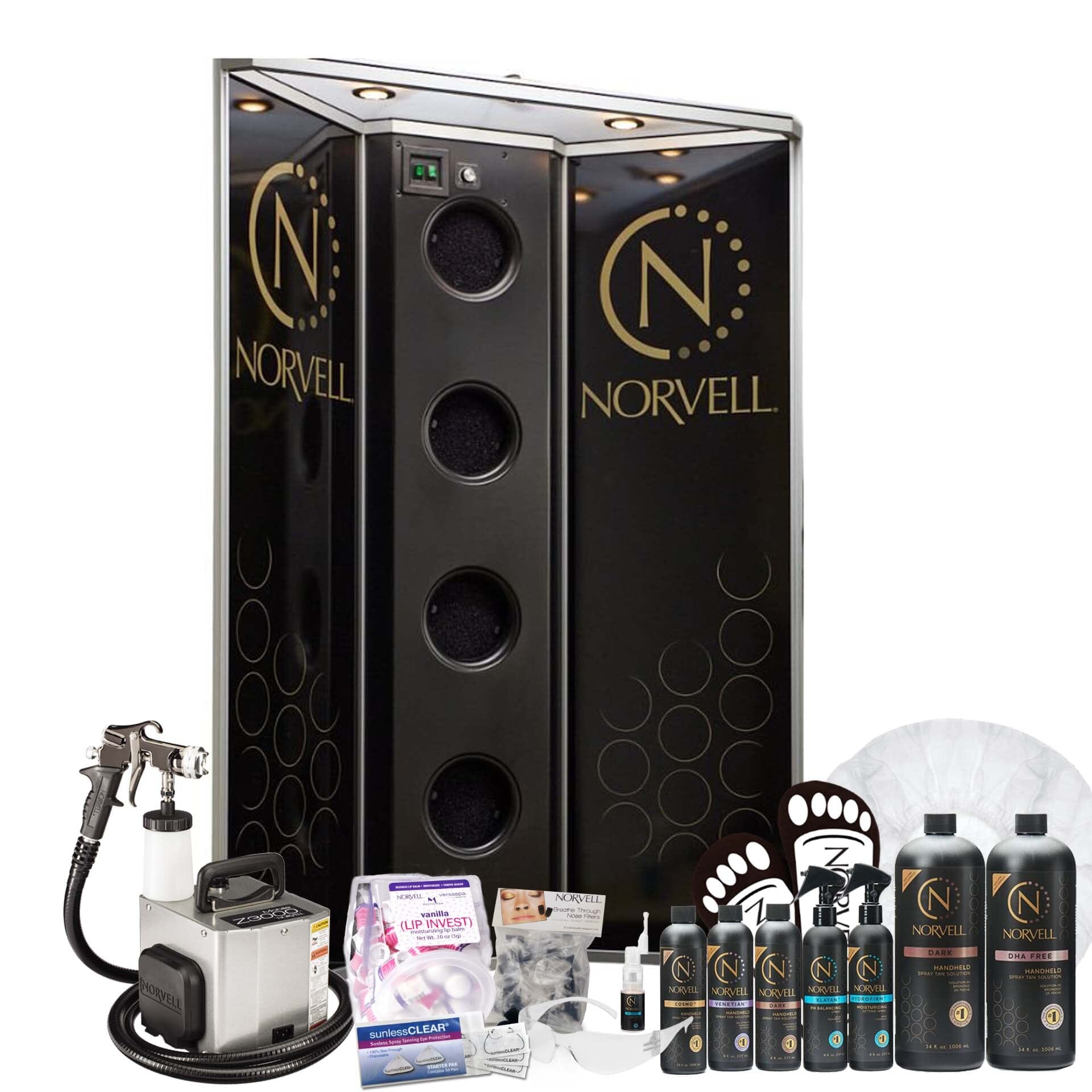 Norvell Pro Sunless Spray Kit ARENA With Professional Products Spray Tanning Equipment Norvell 