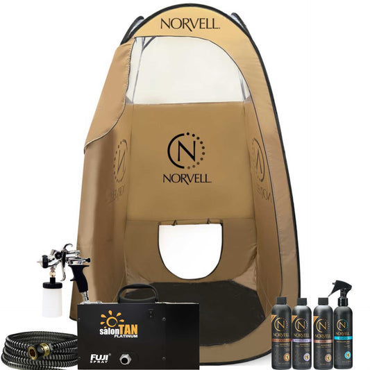 Fuji 6150 salonTAN PLATINUM T-Pro Ultra Quiet Tanning System Start-Up Kit