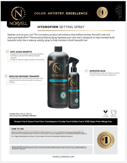 Norvell Post Sunless Hydrofirm Moisturizing Spray 8 oz bottle