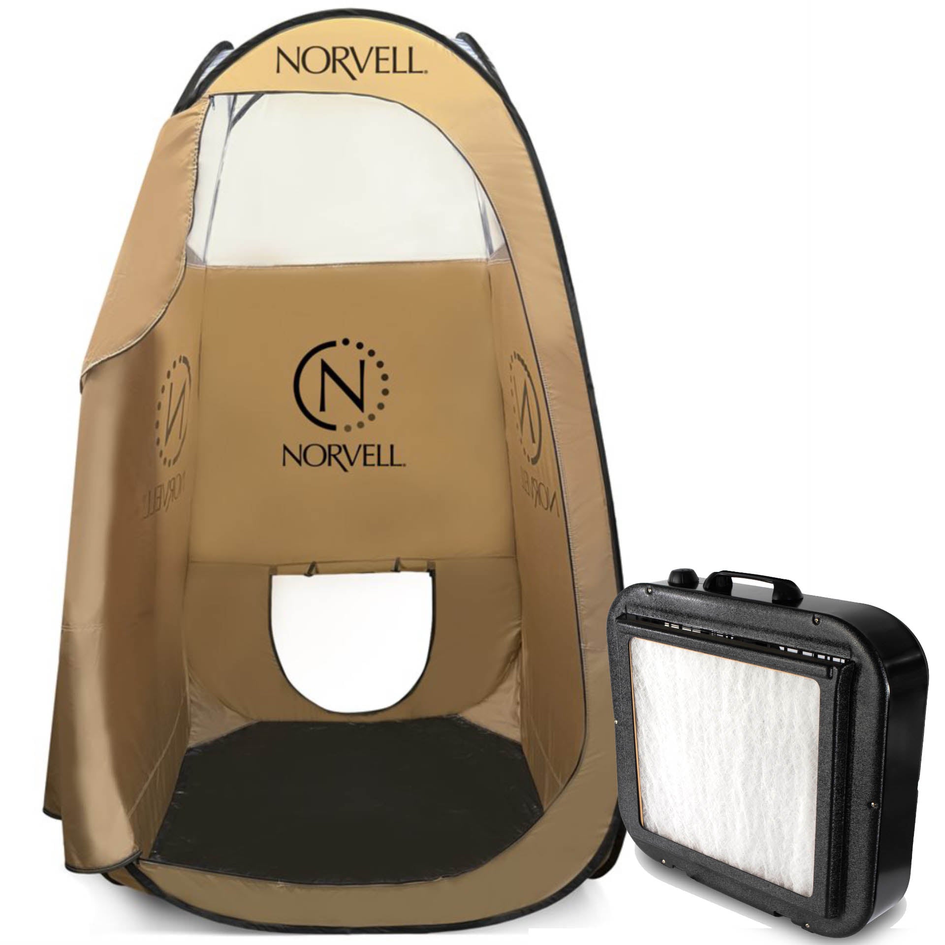 Norvell Jumbo Mobile Spray Room & Fan Bundle