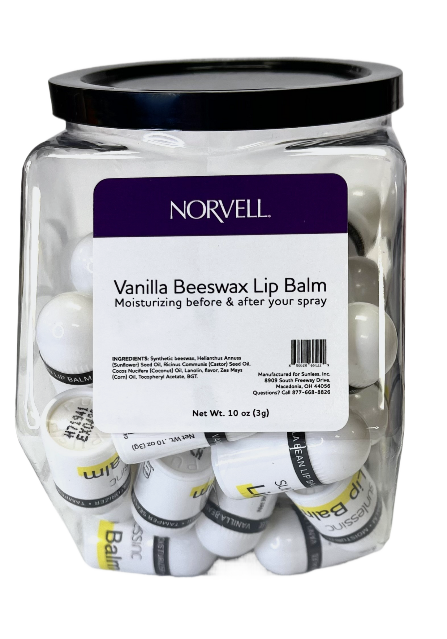 Norvell Moisturizing Mini Lipinvest Lip Balm & Sunless Barrier SPF 15
