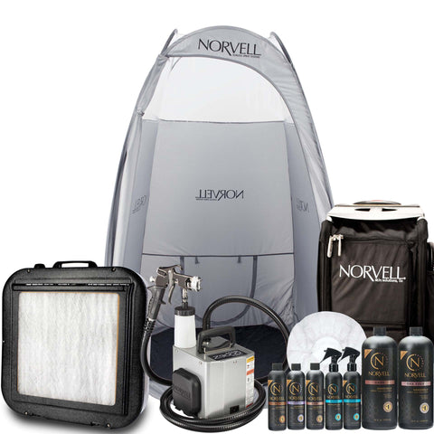 Norvell Pro Sunless Travel Kit (Z-3000) with Supplies and Training