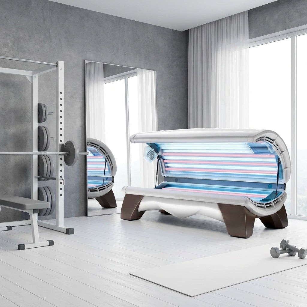 ProSun Onyx 12 Minute Level 4 Hybrid Commercial Tanning Bed With Red Light