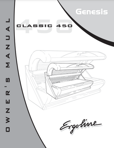 Ergoline Classic 450 Genesis 15 Min Tanning Bed Manual