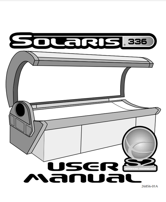 Solaris 336 Tanning Bed Manual