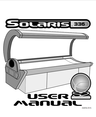 ETS Solaris 336 Tanning Bed Manual