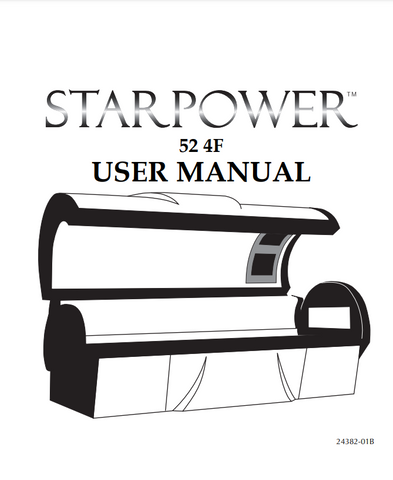 ETS Starpower 52 4F Tanning Bed Manual