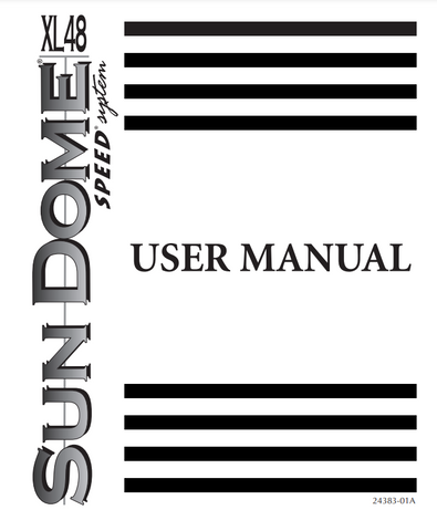 ETS SunDome XL48 Speed System Tanning Booth Manual