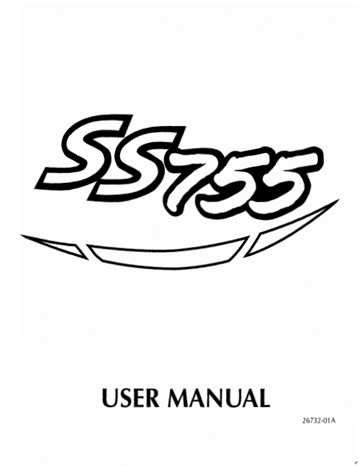 Sunscape SS 755 Tanning Bed Manual