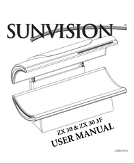 Sunvision ZX30 3F Tanning Bed Manual