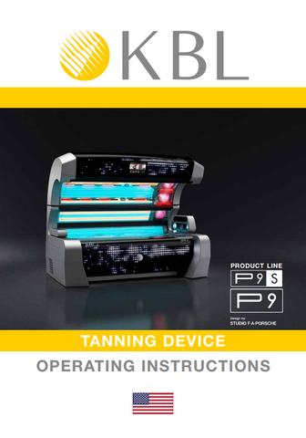 KBL P9 AND P9S OPERATING MANUAL