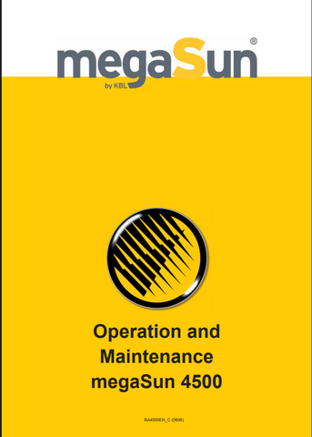 Mega Sun 4500 Tanning Bed Manual