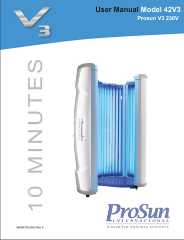 ProSun V3 Tanning Booth Manual