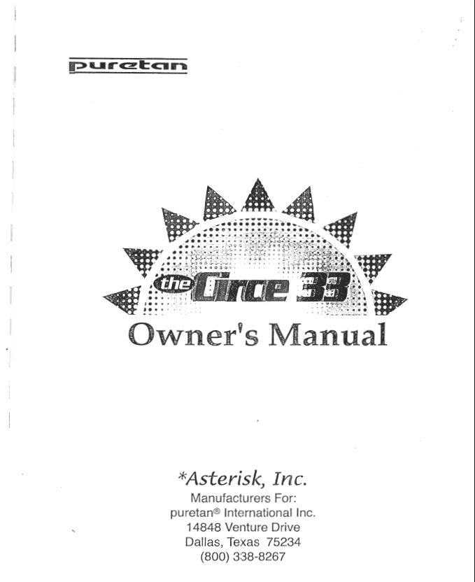Puretan The Circe 33 20 Min Tanning Bed Manual