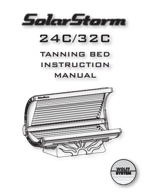 SOLARSTORM 24C AND 32C MANUAL