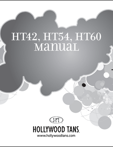 Hollywood Sunlight HT42, HT54 and HT60 Tanning Bed Manual
