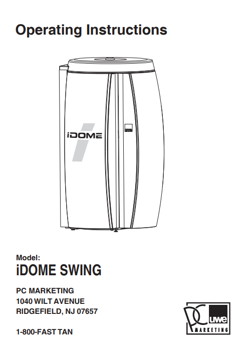 KBL iDome Swing Tanning Bed Manual