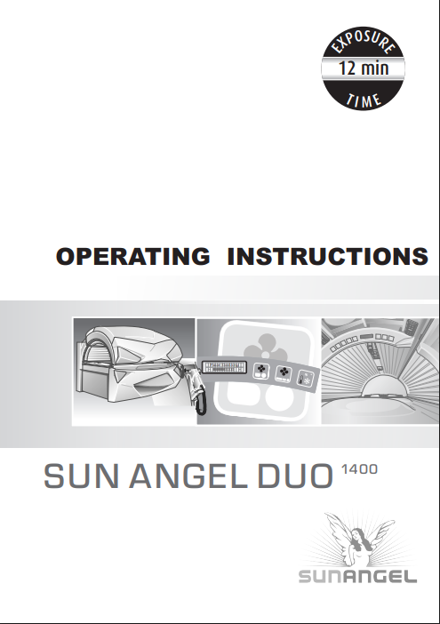 Ergoline Sun Angel Duo 1400 12 Min Tanning Bed Manual