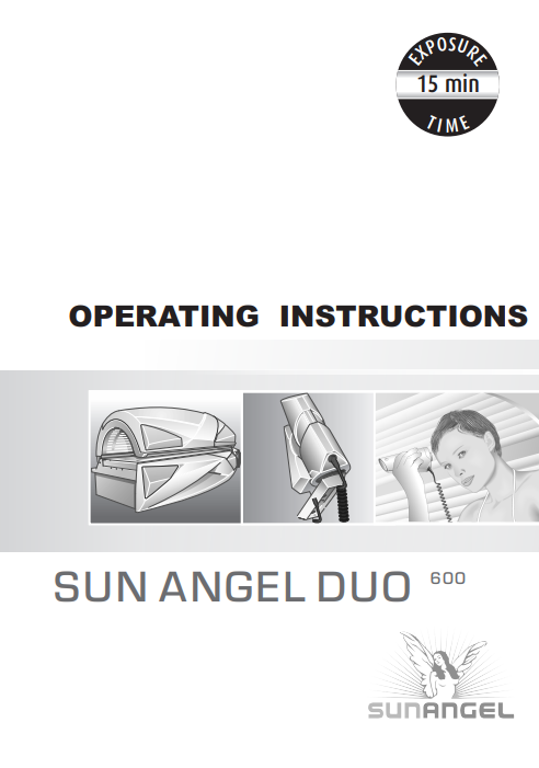 Ergoline Sun Angel Duo 600 15 Min Tanning Bed Manual