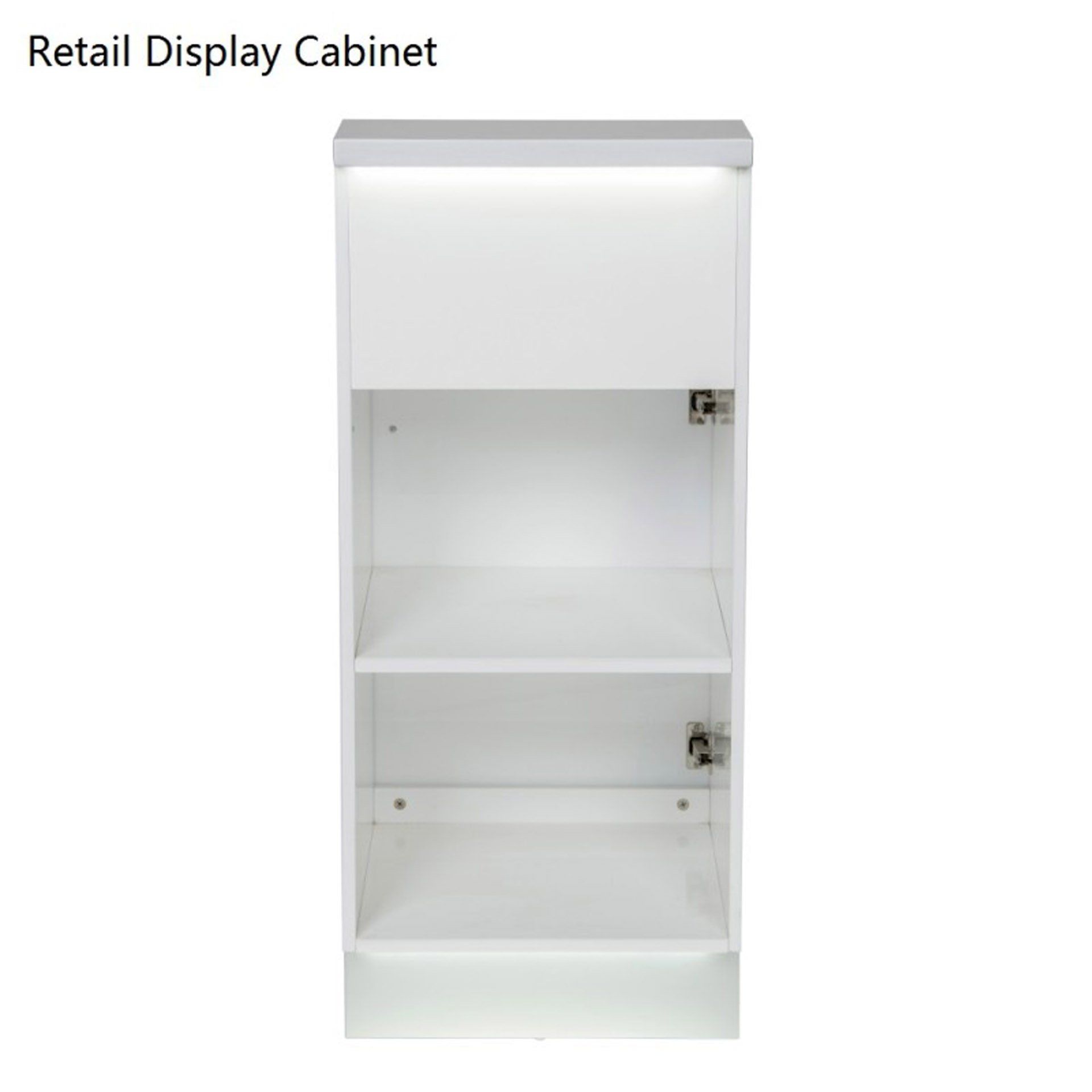 DIR LED Lighting Reception Desk Janus-Curved L-Shaped 4888 Salon Equipment Dream In Reality 
