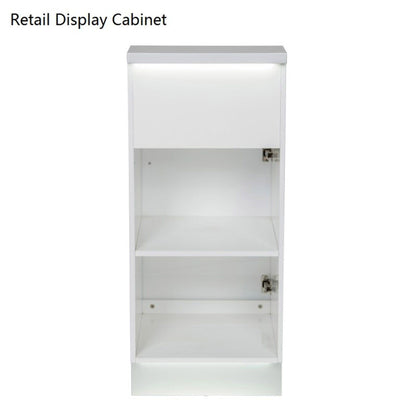 DIR LED Lighting Reception Desk Janus-Curved L-Shaped 4888 Salon Equipment Dream In Reality 