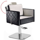 Salon Ambience CH/102 Square Reclining Styling Chair w/Headrest