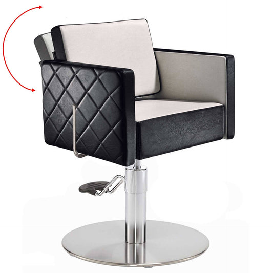 Salon Ambience CH/101 Square Reclining Styling Chair Salon Equipment Salon Ambience 