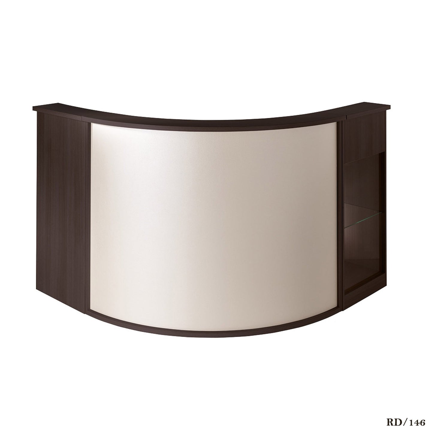 Salon Ambience RD/146 Form Reception Desk w/Display & Storage Cabinet Salon Equipment Salon Ambience 