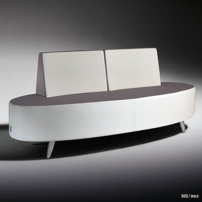 Salon Ambience SH/993 B-Side Waiting Chair-C Shape Salon Equipment Salon Ambience 