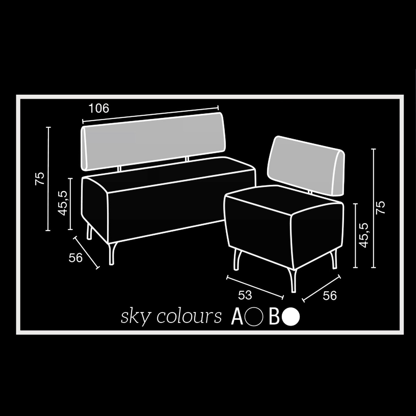 Salon Ambience SH/954 Opale Waiting Chair-Single Salon Equipment Salon Ambience 