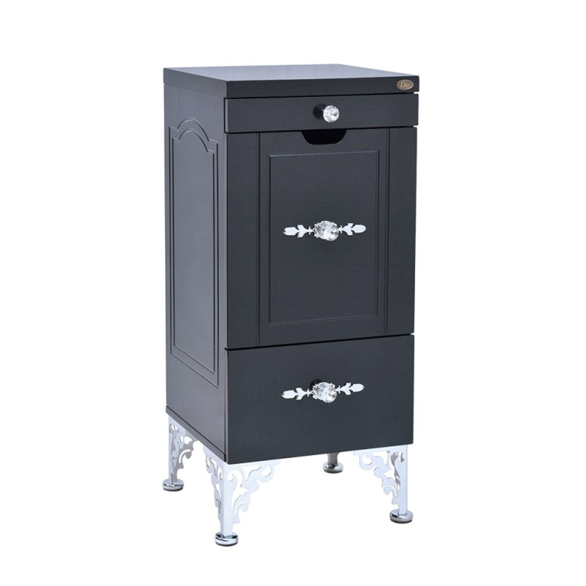 DIR Trolley Cart Elizabeth- 5333 Salon Equipment Dream In Reality Black No Top Protector 