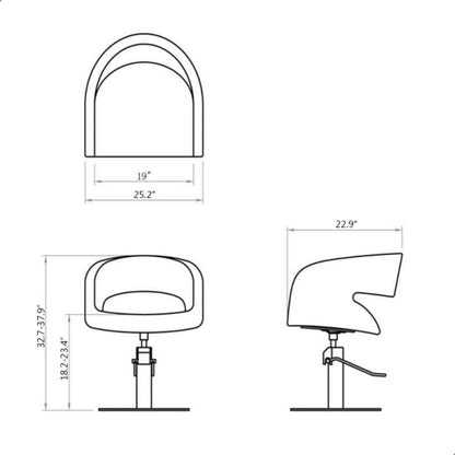 DIR Styling Chair Gama-1131 Salon Equipment Dream In Reality 