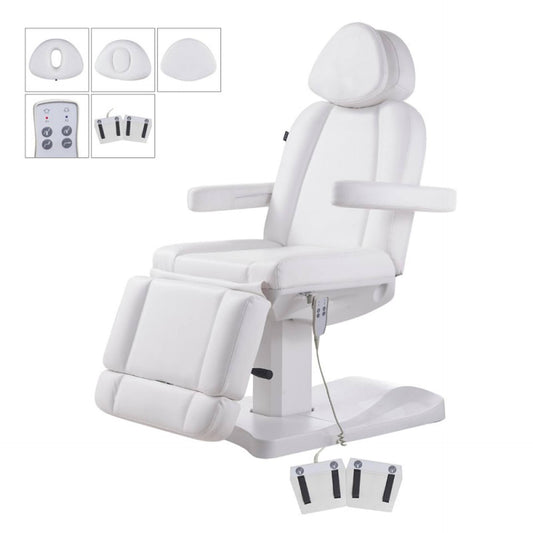 DIR Facial Beauty Bed & Chair Ink - Electrical Hand and Foot Remote-8103 Salon Equipment Dream In Reality White No Protective Cover 