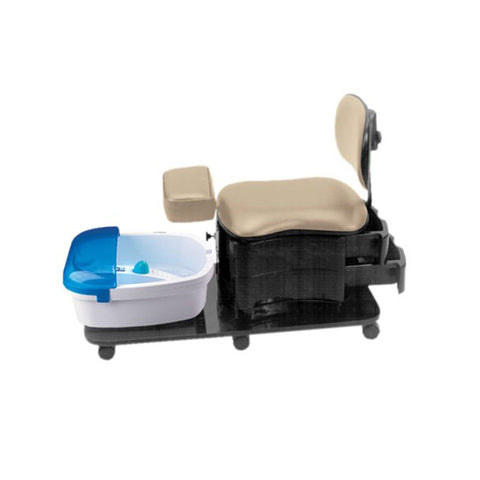 Portable Pedicure Foot Rests in Custom Color Upholstery