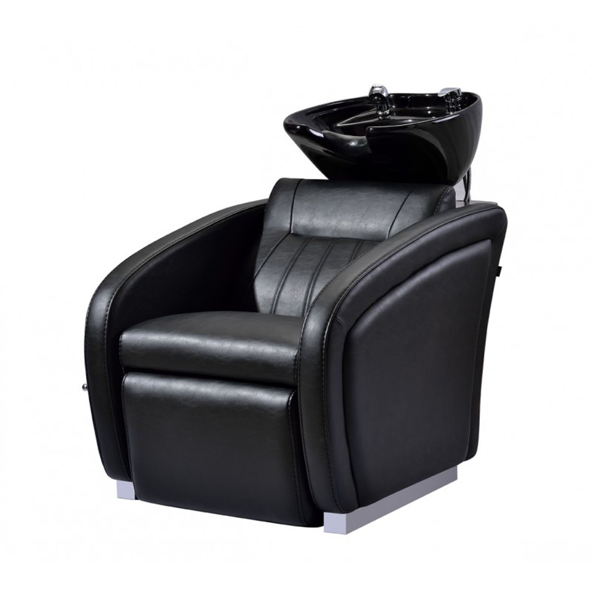 DIR Shampoo Backwash Unit Anode - Adjustable Leg Rest 7837 Salon Equipment Dream In Reality Black Black No Cover