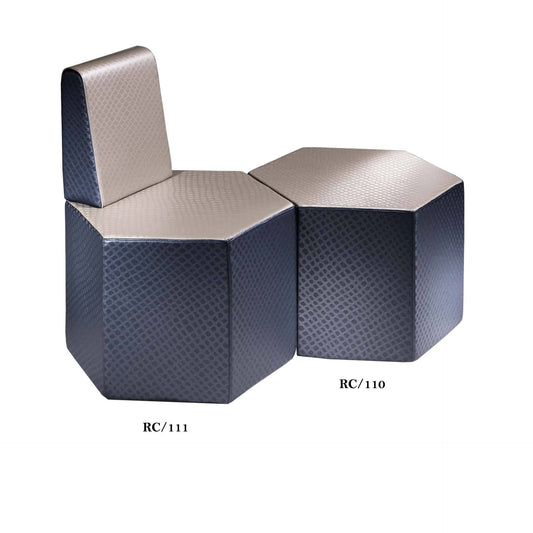 Salon Ambience RC/110 Hex Waiting Chair Salon Equipment Salon Ambience 
