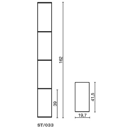 Salon Ambience ST/033 Server Storage Cabinet Salon Equipment Salon Ambience 