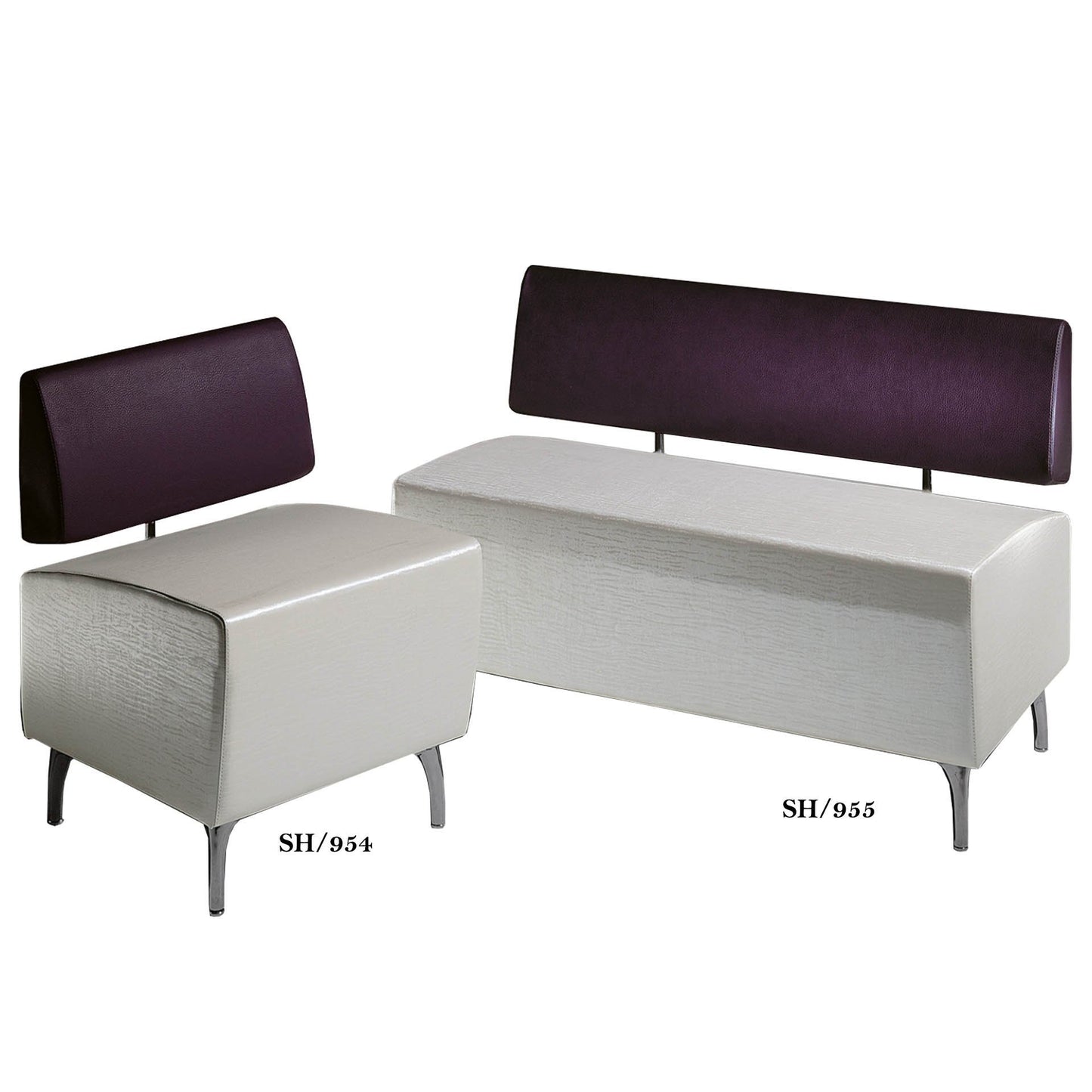 Salon Ambience SH/954 Opale Waiting Chair-Single Salon Equipment Salon Ambience 